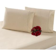 Jogo Lençol Casal King Size 3 Peças 230 Fios 100% Algodão - INGRID BOR