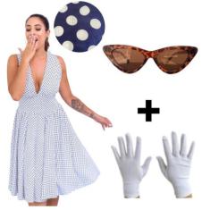 Fantasia Vestido Anos 60 Completa Anos 70 80 Vintage Adulto Feminino R