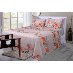 Jogo De Cama Microfibra Solteiro Jamile Paco Milano Sultan