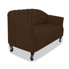 Namoradeira Decorativa Julia A02 Suede - Amarena Móveis, Marrom