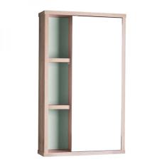 Armário para Banheiro com Espelho Milano Verde Menta