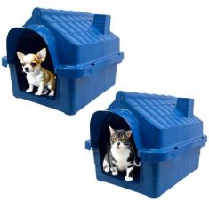 2x Casinha Pet N1 Casa para Cachorro Gato Conforto e Segurança - Supri