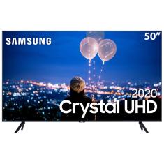 Smart TV LED 50" UHD 4K Samsung 50TU8000 Crystal UHD, Borda Infinita, Alexa Built In, Visual Livre de Cabos, Modo Ambiente Foto, Controle Único - 2020