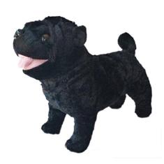 Adore 12 "Standing Rascal O Cão Pug Farting Stuffed Animal Pelúcia Toy