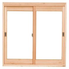 Janela de Correr Lisa JE221 Esel 120cmx160cmx12cm Marroml