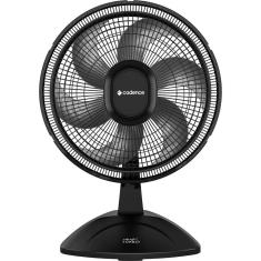 Ventilador de Mesa Cadence VTR410 Refresh Turbo Pro 6 Pás 3 Velocidades Preto