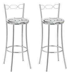 Kit 2 Banquetas Cromadas Bc51-a E523 - TRE PARONI