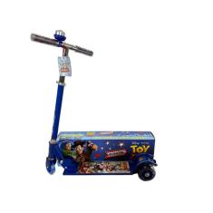 Patinete Infantil Azul Toy Story Ferro Com Luzes De Led - scotter