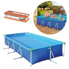 Piscina Premium 6200 Litros Retangular Ferro Estruturada Mor
