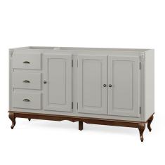 Balcão De Pia Para Cozinha Hannover - M560703 Largura 160cm Cor Laca - Off White