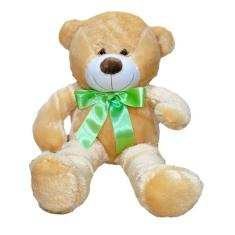 Urso De Pelúcia Na Cor Doce DE Leite Super Macio 50 Cm - Com Laço Colo