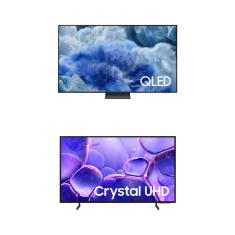 Combo Samsung Vision AI TV 55" QLED Ultra 4K Q8F + Samsung Smart TV 43" UHD 4K U8100F 