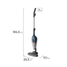 Aspirador de Pó Vertical com Fio Electrolux 1100W 2 em 1 Filtro HEPA Azul (STK13A)