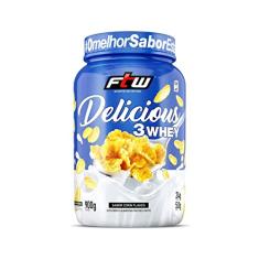 Delicious 3 Whey - 900G Corn Flakes - Ftw, Fitoway