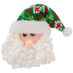 Enfeite Árvore Natal Pendente Papai Noel 1 Peça 15cm