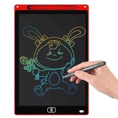 LOUSA Mágica DIGITAL Infantil GRANDE 12 Polegadas P/Desenhar E ESCREVER TABLET Colorida QUADRINHO (AZUL)