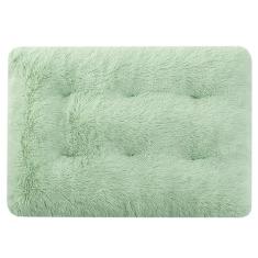 Tapete para caixa de cachorro, cama de cachorro para cães grandes, almofada de canil confortável e fofa antiderrapante para camas e móveis de cachorro, cama de cachorro acolchoada (Color : Green 1,
