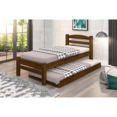 Bicama de Solteiro Madeira Maciça cor Imbuia