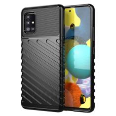 Capas para Samsung Galaxy A51 5G.Caso básico,Botão de pressão flexível / 360 ° Proteção completa,Sensação arenácea