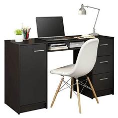 Escrivaninha Madesa Alaska 3 Gavetas 1 Porta