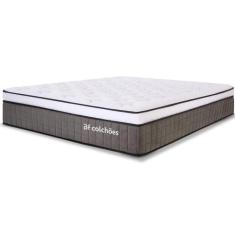 Colchão Casal Molas Ensacadas Espuma D33 Firme e Pillow de Visco Power