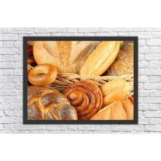 Quadro Decorativo Padarias Bolo Pães Café Gourmet Cafeterias Decoraçõe