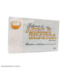 Sabonete de Argila Branca - 90g - Grupo Rocha Saúde