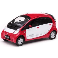 Miniatura Carro Chinês Elétrico Mitsubishi Imiev 1/43, Branco, Vermelh