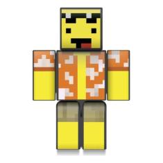 Boneco Mel Minecraft 25cm Turma Do Problems Algazarra