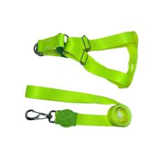 Coleira Peitoral Neon Americano 25Mm Para Cães - Amarelo Nº7