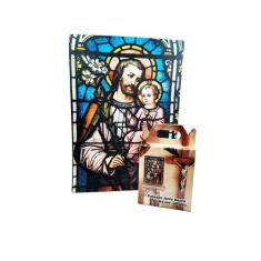 Quebra-Cabeça Religioso São José de 300 peças  MDF Madeira - Coleção T