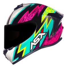 Capacete Masculino Fechado Asx Draken Thunder Preto Moto (56)