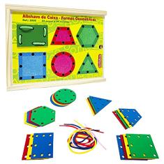 Alinhavo de Caixa Formas Geométricas - Carimbras REF 2050