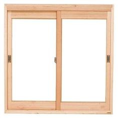 Janela de Correr Lisa JE221 Esel 120cmx150cmx12cm Natural