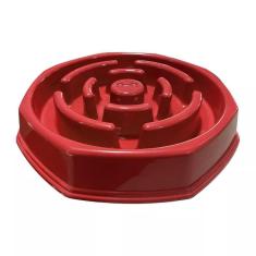 Comedouro Lento Interativo Educativo Cachorro Pote Ração Pet