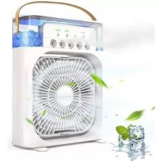 Ventilador Silencioso De Luxo: Umidificador E 3 Velocidades, Refresque