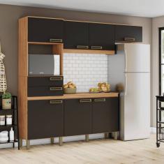Cozinha Compacta 7 Portas 2 Gavetas B107 Briz