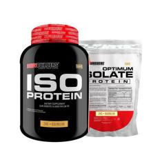 Kit Whey Protein Iso Protein 2 kg + Optimum Isolate Protein 2 kg Refil