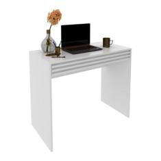 Escrivaninha/Mesa Escritório 90cm com 1 Gaveta Multimóveis CR25261, Br