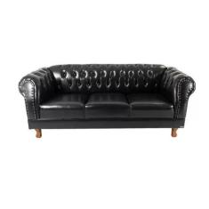 Sofá Chesterfield Capitonê Duque 1.8M Preto Clássico / Sala Recepção B
