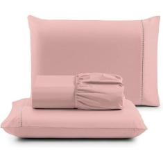 Jogo de Lençol Casal Padrão 4 peças Micropercal 200 Fios. - MINHA LOJA