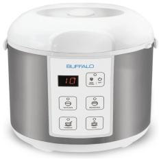 Panela de Pressão Multifuncional 1.8L, Painel Digital, Aço Inoxidável, 500W, 110v, BUFFALO KW BSC18, Branco