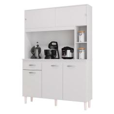 Cozinha Kit Duda 120 cm Branco - Poquema