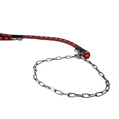 Enforcador Guia Unificada Corda com Elo 70cm 16mm 60cm Vermelho/Amarelo