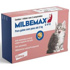Milbemax G 4/10 Elanco para Gatos com Peso até 2 KG