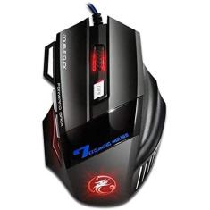 Mouse Gamer Estone X7 2400Dpi Led Sport 7 Botões Pronto