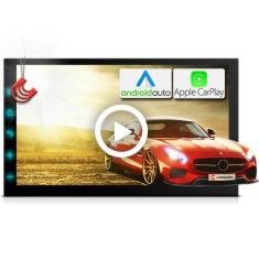 Central Multimídia Mp5 2Din 7 pol Universal AndroidAuto CarPlay Espelh