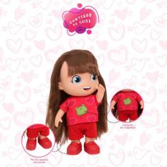 Boneca Da Giovana Aventureira Vermelha Linda Fala 14 Frases - Rosita