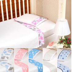 Lençol de bebe para berço americano em algodao lencol c elástico e vir