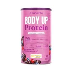 Body Up Protein Sabor Frutas Roxas e Cranberry 450g Sanavita